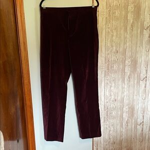 Ralph Lauren Men's Deep Burgundy Corduroy Pants